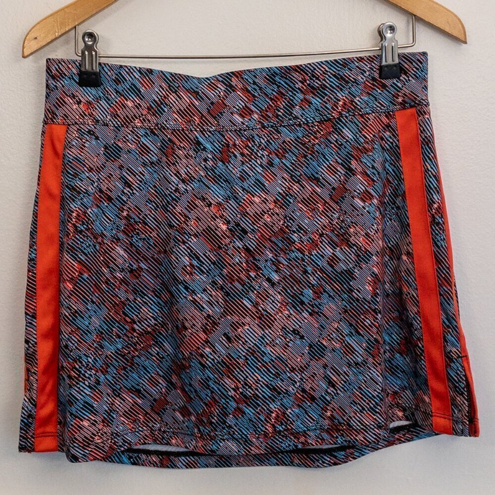 PGA TOUR Women's Printed Athletic Skort – Size M | Stretch & Built-In Shorts